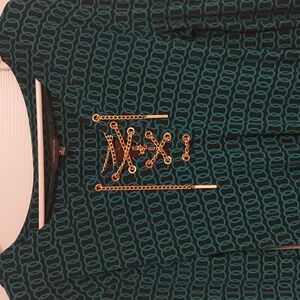 Dress with gold chain Spense nwt